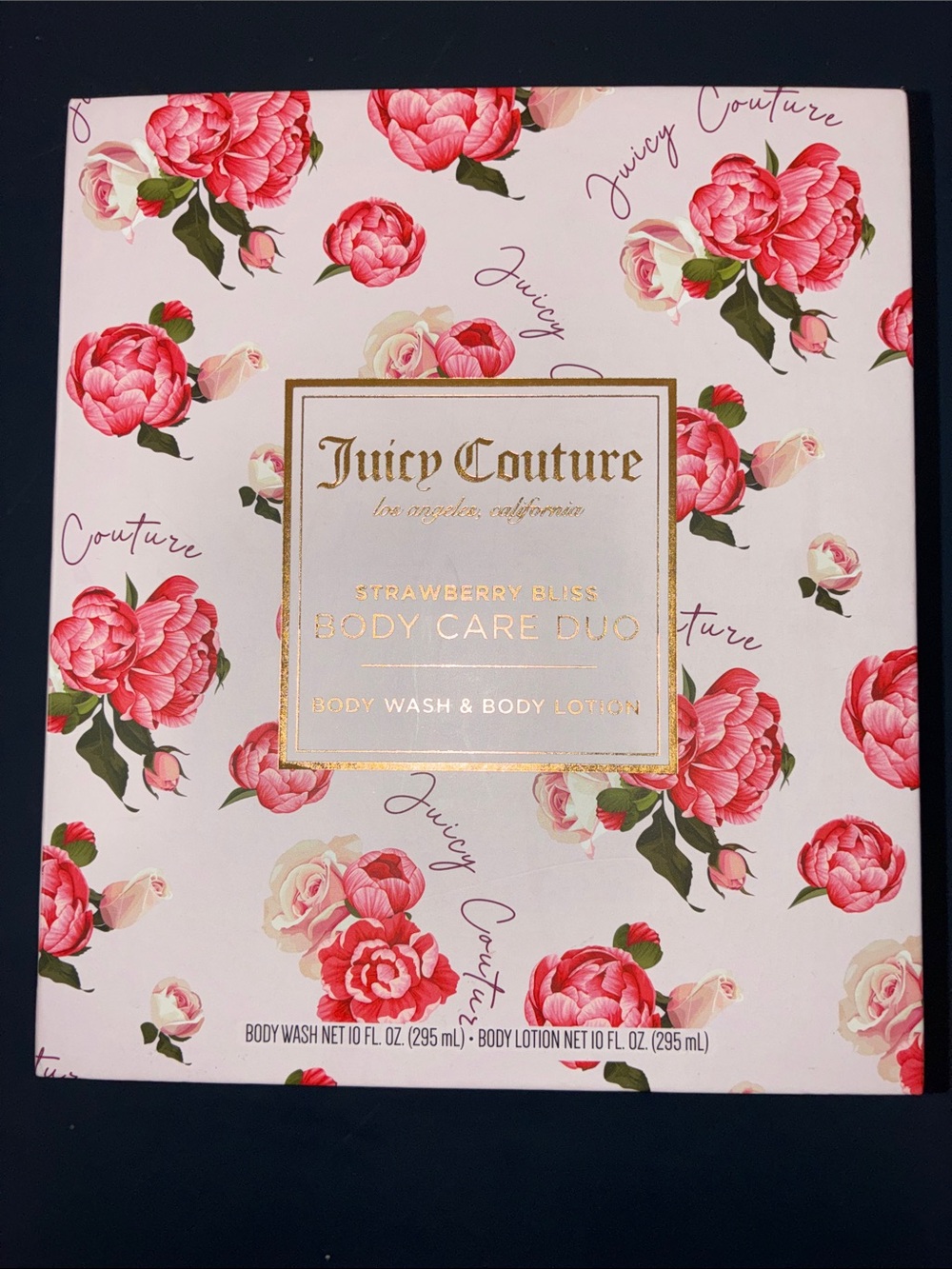 Juicy Couture Strawberry Bliss Body Care Duo - Pink & Green Floral